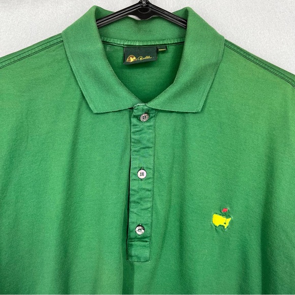 Bobby Jones masters logo Vibrant Green Polo Shirt - Picture 1 of 7